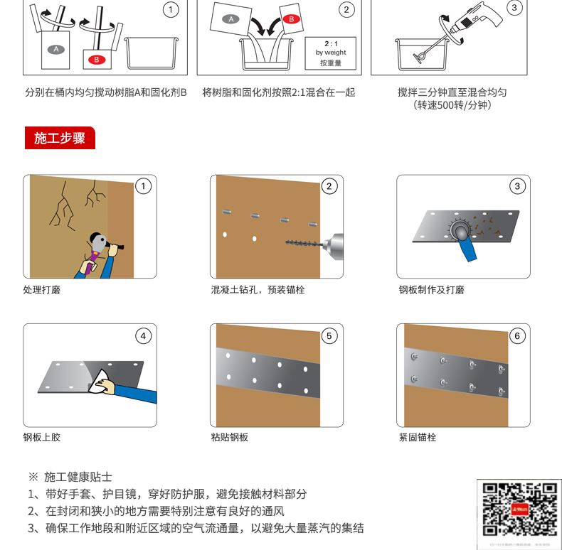 包钢萨尔图粘钢加固施工过程